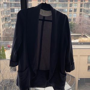 Wilfred slouchy blazer, size 8 in a charcoal grey